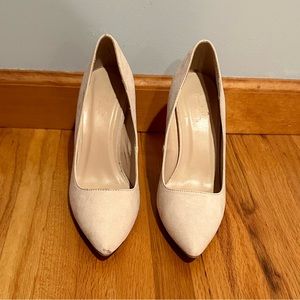 Nude stiletto heels, size 7, Charlotte Russe